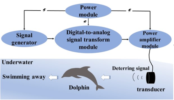 基于鲸豚听觉的声学驱赶系统